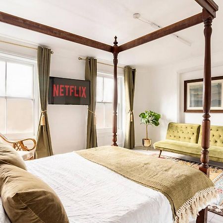 Victorian Style Apartment W/ Four-Poster Bed In Camden Town London Luaran gambar